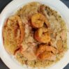 Seafood Royal Platter – Fried Catfish (2 strips) and 3 Jumbo Shrimp